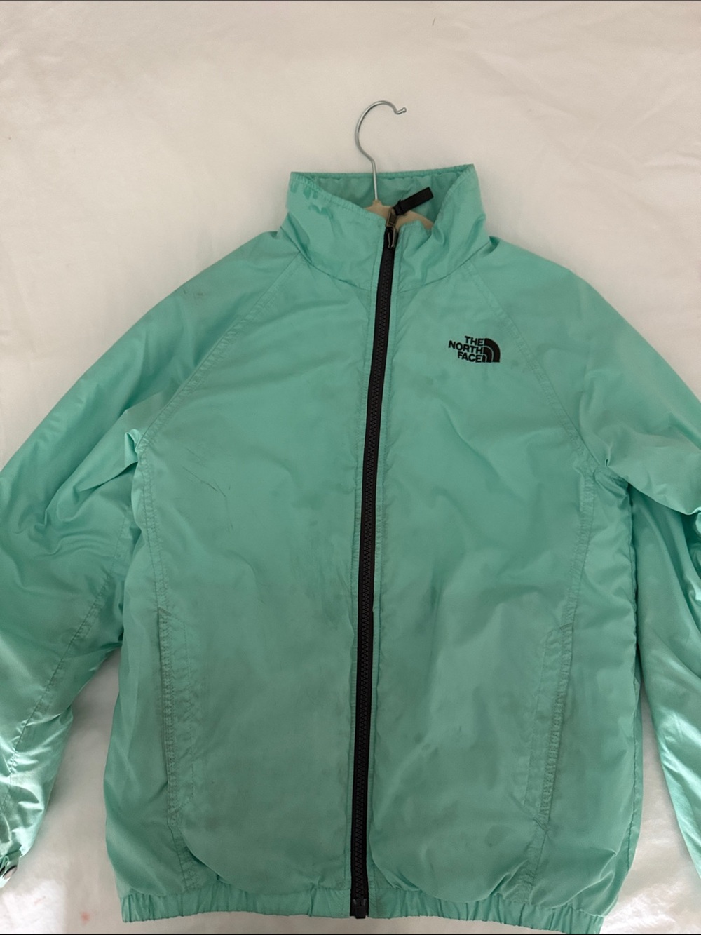 The North Face Women's Mint Green Full-Zip Ski Jacket